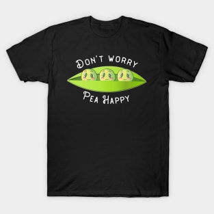Pea Happy | Vegan Vegetarian Plant Based Animal Welfare T-Shirt
